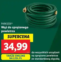 Lidl Parkside wąż do sprężonego powietrza oferta