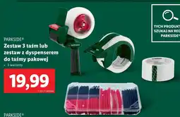 Lidl Parkside zestaw 3 taśm lub zestaw z dyspenserem do taśmy pakowej oferta