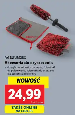Lidl Fast&furious akcesoria do czyszczenia oferta