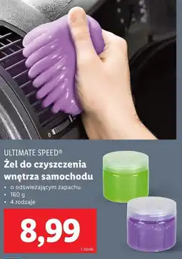 Lidl Ultimate speed żel do czyszczenia wnętrza samochodu oferta