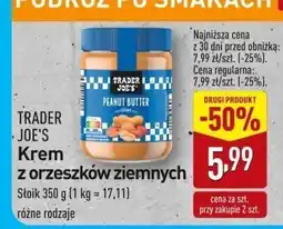ALDI Krem z orzeszków ziemnych Trader Joe's oferta