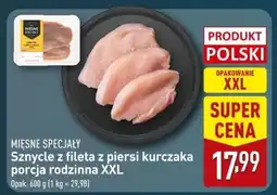 ALDI Sznycle z fileta z piersi kurczaka porcja rodzinna XXL Mięsne Specjały oferta