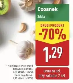 ALDI Czosnek Aldi oferta
