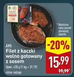 ALDI Filet z kaczki wolno gotowany z sosem AMI oferta