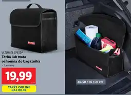 Lidl Ultimate speed torba lub mata ochronna do bagażnika oferta