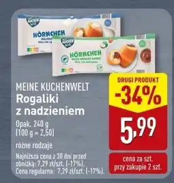 ALDI Rogaliki Meine Kuchenwelt z nadzieniem oferta