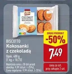 ALDI Kokosanki Biscotto z czekoladą oferta