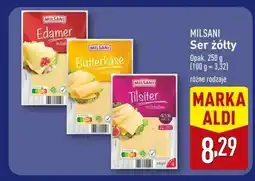ALDI Ser żółty Milsani oferta