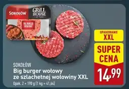 ALDI Big burger wołowy Sokołów ze szlachetnej wołowiny XXL oferta