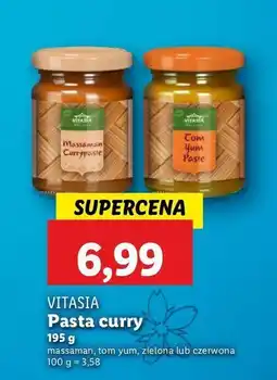 Lidl Pasta red curry Vitasia oferta