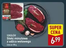 ALDI Steki minutowe Sokołów z udźca wołowego oferta