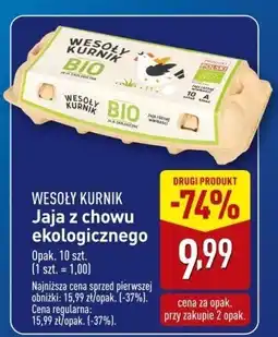 ALDI Jaja z chowu ekologicznego Wesoły Kurnik Bio oferta