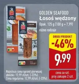 ALDI Łosoś wędzony Golden Seafood oferta