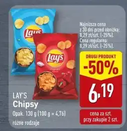 ALDI Chipsy Lay's oferta