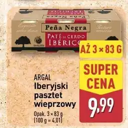 ALDI Pasztet wieprzowy iberyjski Argal oferta