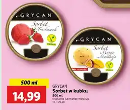 Lidl Sorbet truskawkowy Grycan oferta