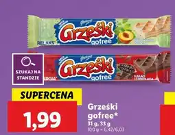 Lidl Wafel brzoskwinia z melisą Grześki gofree oferta