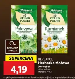 Lidl Herbatka pokrzywa Herbapol zielnik polski oferta
