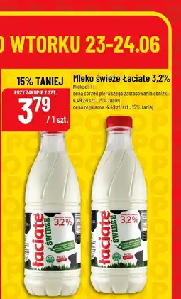 Polomarket Mleko świeże łaciate 3,2% Mlekpol oferta