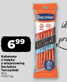 Netto Kabanosy z indyka z wieprzowiną Exclusive Tarczyński oferta