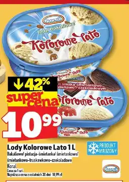 Topaz Lody Kolorowe Lato Koral oferta
