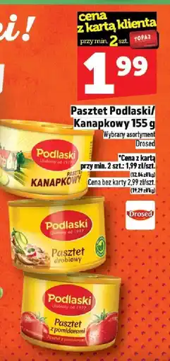Topaz Pasztet Podlaski/Kanapkowy Drosed oferta