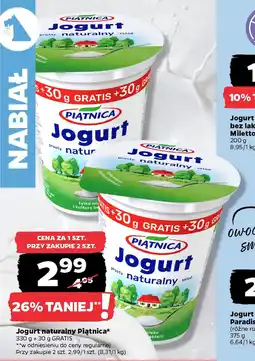 Netto Jogurt naturalny Piątnica oferta