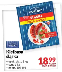 Makro Kiełbasa śląska Morliny oferta