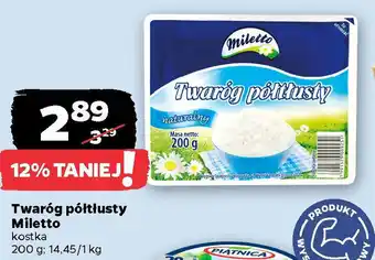 Netto Twaróg półtłusty Miletto oferta
