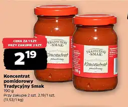 Netto Koncentrat pomidorowy Tradycyjny Smak oferta