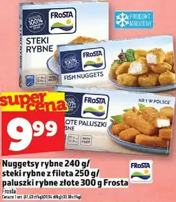 Topaz Nuggetsy rybne/steki rybne z fileta/paluszki rybne złote Frosta oferta