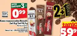 Topaz Kawa rozpuszczalna Nescafe 2w1 lub 3w1 Nestle oferta