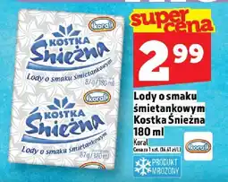 Topaz Lody o smaku śmietankowym Kostka Śnieżna Koral oferta