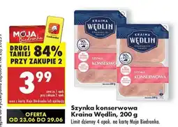 Biedronka Szynka konserwowa Kraina Wędlin , 200 g oferta
