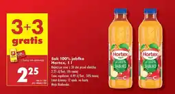 Biedronka Sok 100% jabłko Hortex, 1 l oferta