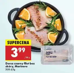 Biedronka Dorsz czarny filet bez skóry Marinero oferta