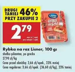 Biedronka Rybka na raz Lisner, 100 g oferta