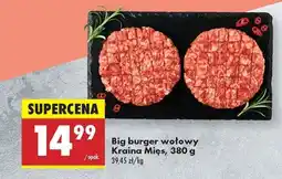 Biedronka Big burger wołowy Kraina Mięs, 380 g oferta