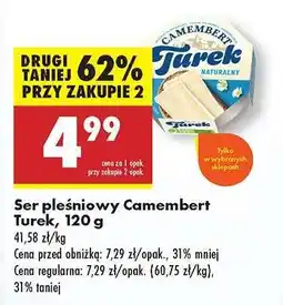 Biedronka Ser pleśniowy Camembert Turek, 120 g oferta