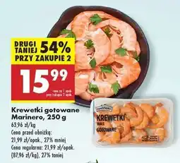 Biedronka Krewetki gotowane Marinero 250 g oferta