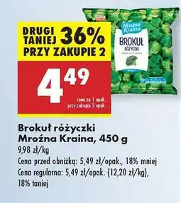 Biedronka Brokuł różyczki Mroźna Kraina, 450 g oferta