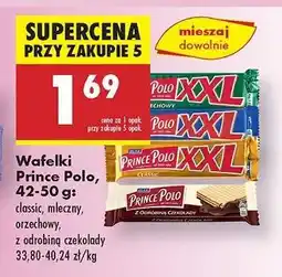 Biedronka Wafelki Prince Polo, 42-50 g oferta