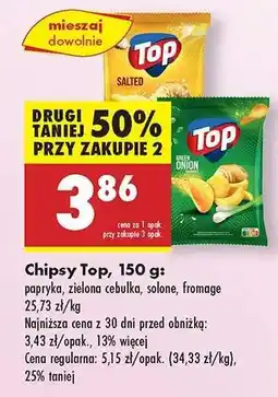 Biedronka Chipsy Top, 150 g oferta