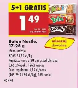 Biedronka Baton Nestlé, 17-25 g oferta