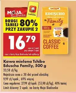 Biedronka Kawa mielona Tchibo Eduscho Family 500 g oferta