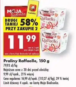 Biedronka Praliny Raffaello 150 g oferta