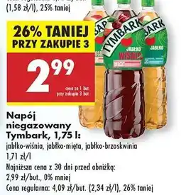 Biedronka Napój niegazowany Tymbark 1,75 l oferta
