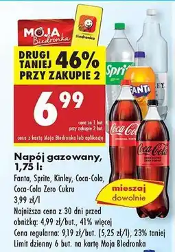 Biedronka Napój gazowany, 1,75 l oferta