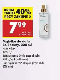 Biedronka Mgiełka do ciała Be Beauty 200 ml oferta