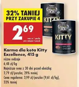 Biedronka Karma dla kota Kitty Excellence, 415 g oferta